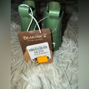 BearPaw Olive Green Footwear